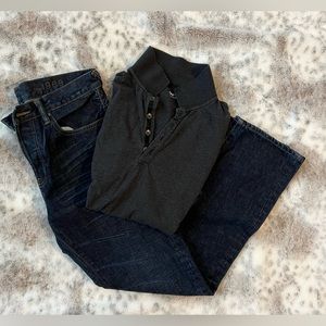 GAP Men’s 1969 button fly dark wash jeans 31x30